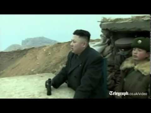 Kim Jong-un inspects Korean border base