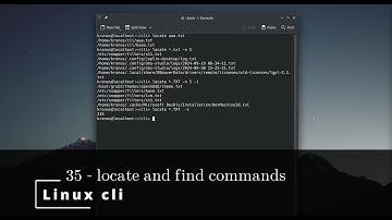 Linux CLI 35 🐧 locate and find commands