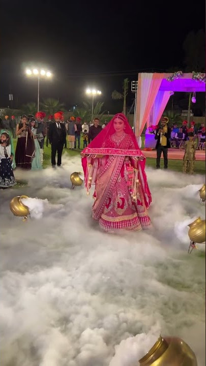 Royal Bride Entry Low fog Matka Theme .Mob. 6280204787