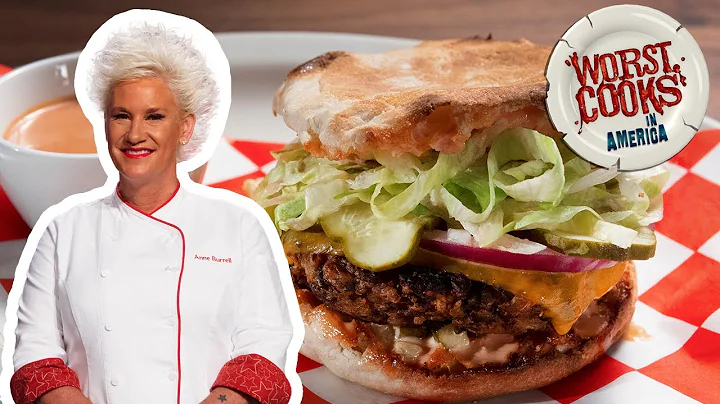 Anne Burrell's Mushroom and Black Bean Burger | Wo...