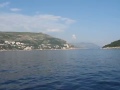 Dubrovnik sea side view to lokrum island