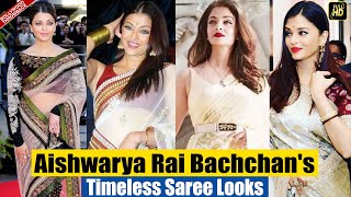 Stunning Aishwarya Rai Bachchans All Iconic Saree Looks