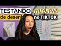 TESTANDO TUTORIAIS DE DESENHO DO TKK (vamos ver se realmente funcionam)