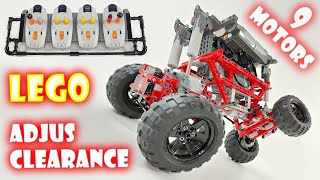 LEGO Mega Independent Suspension with Electric-Adjustable Clearance and Winch 4WD RC-Car