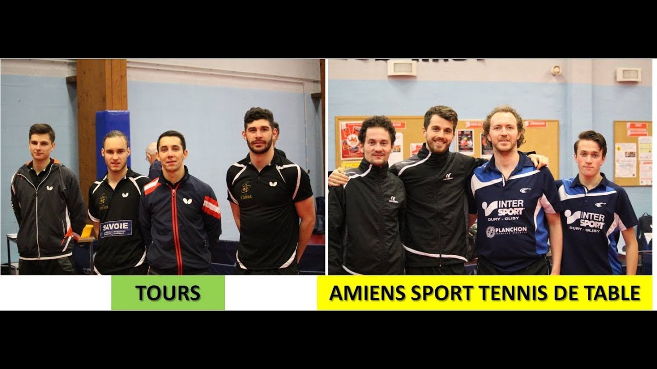 TOURS vs AMIENS SPORT TENNIS DE TABLE (3/8) Nationale 1