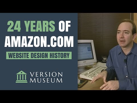 24 Years of Amazon.com Website Design History (1995-2019)