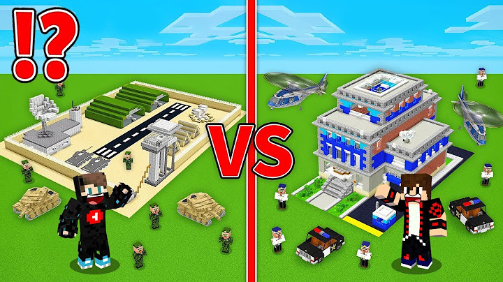 ماين كرافت : الحماية ضد الهجوم ولكن مركز الشرطة ضد سجن الحرامية !!؟ 🔥😱