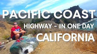 Pacific Coast Highway Road Trip in ONE DAY |  USA ROAD TRIP