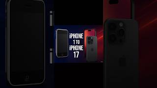 From iPhone 1 to iPhone 17 | The Ultimate Evolution (2007–2025) 🚀 #iphone #apple #shorts
