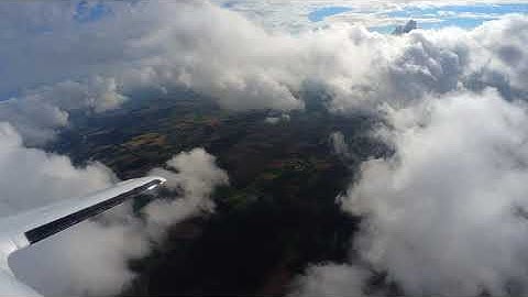 AtomRc Dolphin with Insta Go 2 in the Clouds