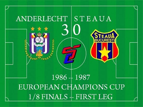 Anderlecht 3-0 Steaua (1986/1987 ECC) 