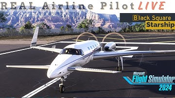 Beechcraft *Starship* | The most ADVANCED turboprop in Flight Sim | Real Airline Pilot | #msfs2024