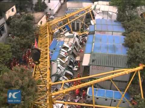 18 dead in S China construction site collapse