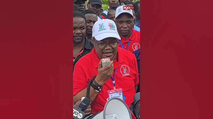 "NITAHAKIKISHA HATULII TENA WALA WATOTO WETU HAWAPOTEI TENA" TUNDU LISSU.