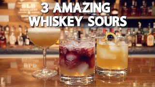 Three AMAZING Whiskey Sour Recipes