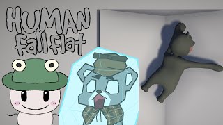 ふにゃふにゃな脱出ゲームにりすあおさんと２人で挑戦！！『Human Fall Flat/ヒューマン フォール フラット』