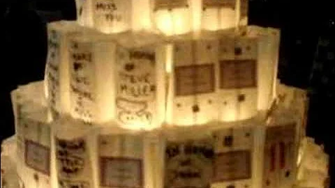 Luminary bags at Relay for Life
