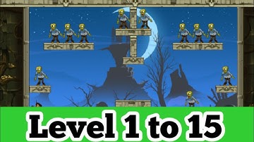 stupid zombies chapter 1 stage 4 Level 1 to 15 completely this video.....