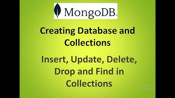 INSERTING, UPDATING, DELETING AND FINDING Data in MongoDB