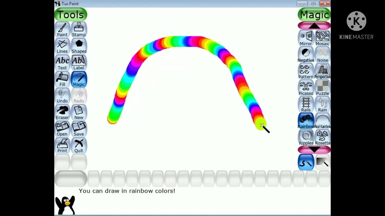 smudge effect in tux paint class 3 YouTube