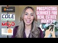 Prospecting and lead generation services for real estate agents