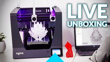 First look at the BCN3D Sigma R17! Live unboxing and first print