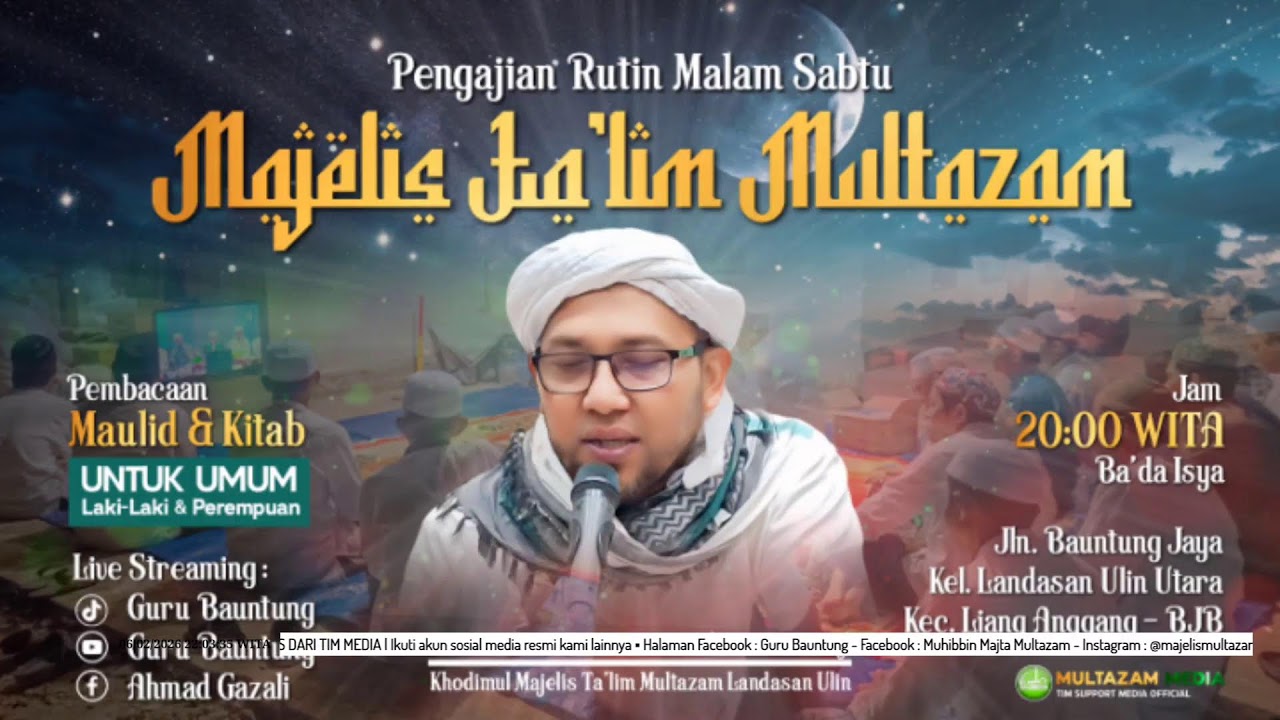 🔴[LIVE] 06/02/2026 | Majelis Multazam - Pembacaan Maulid, Kitab Mathali'ul Masarrat