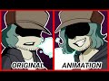 Garcello Vs Boyfriend Animation - FNF Comparison