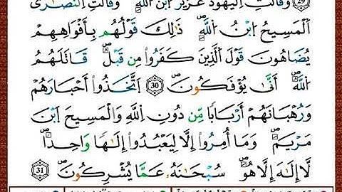 ختمة مصحف التجويد برواية قالون الصفحة رقم 191