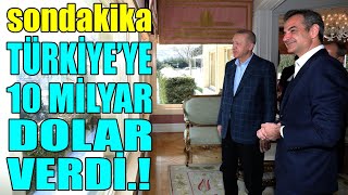 #sondakika TÜRKİYE’YE MİLYAR DOLARLAR VERDİ..!! HELAL OLSUN..!!
