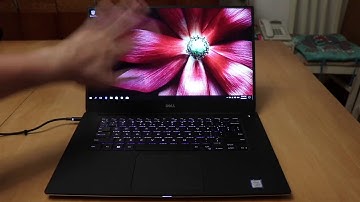 Dell XPS 15 unboxing and first boot