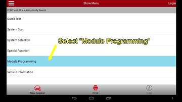 [LAUNCH X-431PRO/PRO3] ABS Programmable Module Installation Method, Ford