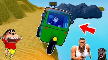 SHINCHAN NOOB vs PRO vs HACKER in TUKTUK DRIVING ROBLOX with FRANKLIN & CHOP | DREAM SQUAD
