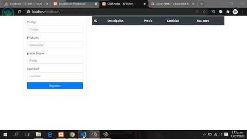 Parte_03 CRUD con PHP - API Fetch y MySQL Listar productos