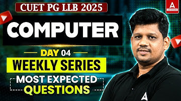 Computer Most Expected Question for CUET PG LLB | Computer Class for CUET LLB 2025