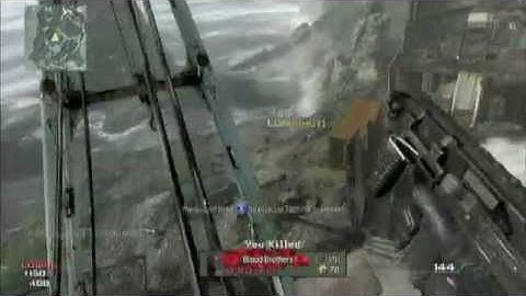 MW3 Glitches l Ontop Of Crane On Aground