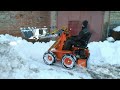 Мини погрузчик. Мини трактор MultiTractor. Чистка Снега.