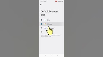 How to make chrome default browser android