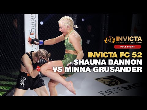 Ireland's Undefeated Shauna Bannon Fights Minna Grusander | Invicta FC 52