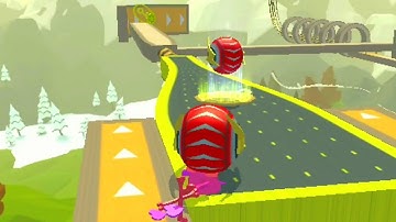 Action Balls: Gyrosphere Race SpeedRun Gameplay Level 1990 to 1993