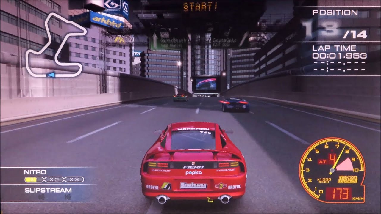 Ridge Racer 7 Ufra Special Event 19 with Fiear [Control veiw] - YouTube