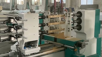 STL0810-3S3 Wood Lathe Turning Machine with 3 Lathe Turning Axis and 3 Spindles