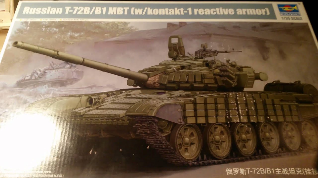 W Kontakt 1 Reactive Armor Trumpeter 1 35 Russian T 72b T 72b1 Mbt Toys Games Toys Games Models