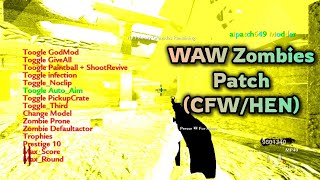 WAW | 1.07 | alpatch | Patch Mod Menu | Zombies | (CFW/HEN) [+Download]