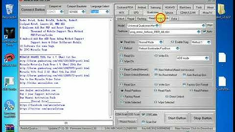 OPPO A37F PATTERN LOCK & FRP REMOVE MIRACLE BOX