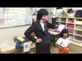 年少さんの手話練習中!歌や音楽に合わせて上手にできるかな?