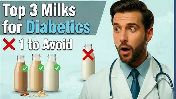 Top 3 Milks for Diabetics (And One to NEVER Drink)