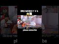 BRU MOSHI 1 V 4 #freefire #brumoshi#international #lobby #tournament #nr