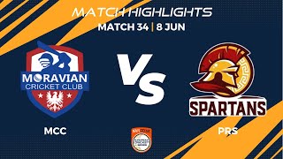 Match 34 - Mcc Vs Prs Highlights Fancode Ecs , Czech Republic 2022 Day 9 Ecs22.274