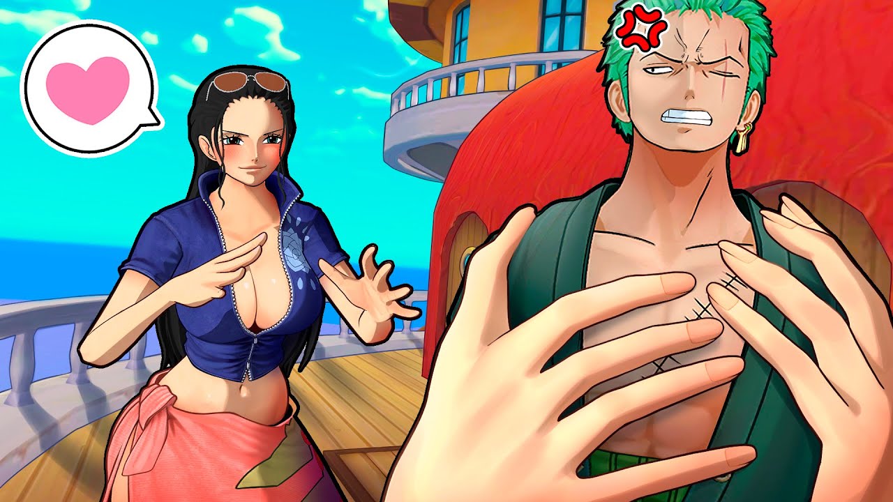 Chopper Pertubando o Zoro no One Piece VR 